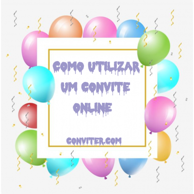 Como utilizar um convite online